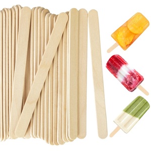 114mm Artisanat Popsicle Bâtons <span class=keywords><strong>En</strong></span> <span class=keywords><strong>Bois</strong></span> Multi-Usage Premium <span class=keywords><strong>Bois</strong></span> pour Épilation Pagaie Crème Glacée Remuer Plante Étiquettes DIY Art Projets - Product Image 3