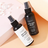 Spray fixateur de maquillage, étiquette privée, Rose organique, longue durée, pour fixation, vente en gros, 100 pièces