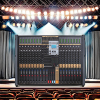TFB-20 Riworal 20 canaux studio professionnel USB MP3 mélangeur de musique DJ contrôleur de son avec fonction d'annulation du bruit