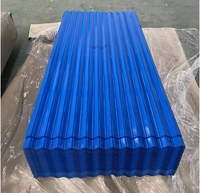 Verzinkte ASTM-zertifizierte Dachbleche 4ft X 16ft 35 Stück 0,4mm 24 Gauge Wellblechplatten zum Schneiden/Schweißen