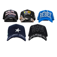 Gorras de Béisbol y Gorras Trucker Personalizadas de Alta Calidad con 5 Paneles de Gamuza, Bordado 3D y Forro de Satén, con Etiqueta de Cuero, ODM OEM
