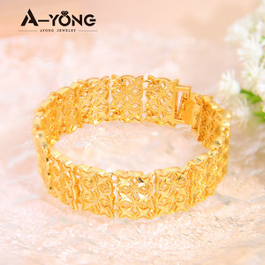 Hot Fashion Bracelet 21k Gold Plated Multi Layer Elegant <b>Wrap</b> Bracelets High Quality Women Bridal <b>Wedding</b> Party Jewelry - Product Image 3