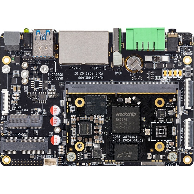 ROCKCHIP RK3576 Octa Core 64bit 6TOPS Edge 4K 120FPS Video Decoding Android 14 Linux RK3576 Development Board