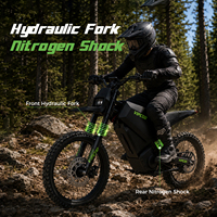 Moto électrique tout-terrain VIPCOO, moto de montagne, vélo électrique, pit bike, puissante moto électrique d'aventure tout-terrain pour adultes