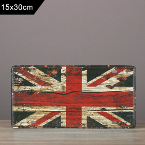Targhe in latta Vintage goffrate in metallo a sublimazione 30x15 con personalizzato vuoto - Product Image 6