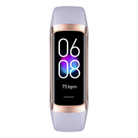 Reloj Inteligente con Monitor de Sueño y Frecuencia Cardíaca 24/7, Rastreador de Actividad, Recordatorio de Sedentarismo, Despertador, Reproductor de Música, Pantalla IPS de 1.1 Pulgadas, IP67