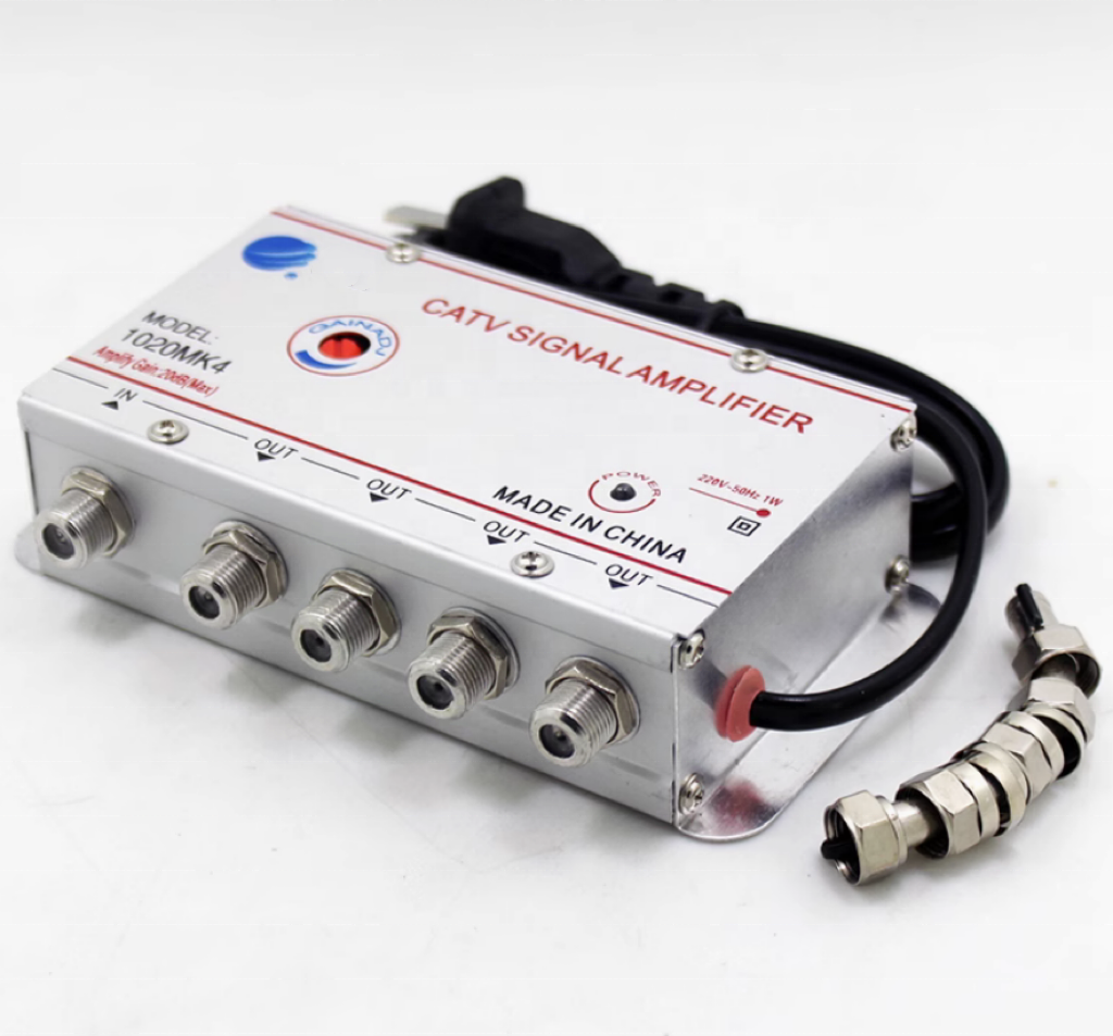 Digital TV Antenna Amplifier 20dB Gain Signal Booster - Main Image