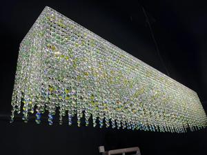 Restaurant Kitchen Pendant Light Modern Style Indoor Decoration Hotel Lobby Staircase Villa <strong>Crystal</strong> LED Ring Luxury <strong>Chandelier</strong> - Product Image 3