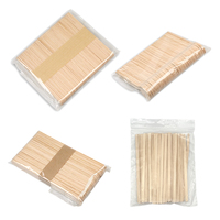 Spatule jetable en bois pour salon de coiffure et soins écologiques, outil applicateur de cire capillaire, spatule à langue, spatule à popsicle, spatule de suppression