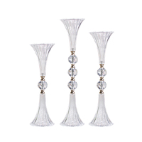 Vase à fleurs en résine de luxe moderne Martina, de haute qualité, électroplaqué, 48/55/63 cm, prix bas, décorations de table de mariage