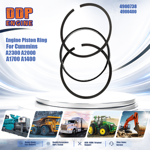 แหวนลูกสูบเครื่องยนต์สำหรับเครื่องจักรก่อสร้าง 4900738 4900400 รุ่น A2300 A2000 A1700 A1400 - Product Image 2