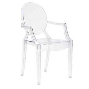 Chaise de mariage Tiffany Chiavari en résine acrylique transparente en plastique cristal durable Phoenix Napoléon - Product Image 6