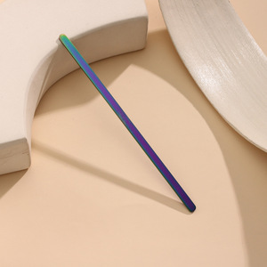 กำไลข้อมือสแตนเลสสตีลแบบยาว ขัดเงา  ยี่ห้อ Lanson สลักโลโก้ส่วนตัวได้  แบบตรงและโค้งงอได้ - Product Image 3