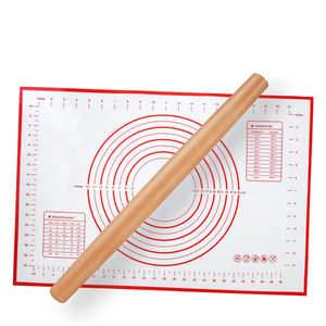 Tapis de pâtisserie rectangulaire en silicone antiadhésif réutilisable pour pétrir la pâte, vente chaude, emballé en carton – Priorité à la sécurité - Product Image 1