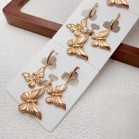Collection de bijoux papillon plaqués or XUPING, élégant ensemble collier et boucles d'oreilles, livraison directe