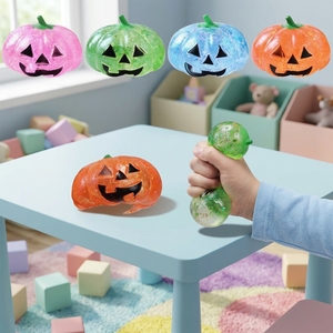 Nouveau jouet anti-stress en forme de citrouille en TPR pour Halloween - Super doux, unisexe, pour enfants et adultes, format de poche, thérapeutique - Product Image 6