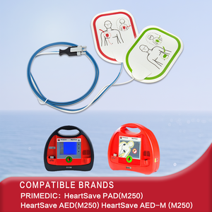 Elettrodi per Defibrillatore Chirurgico per Adulti e Pediatrici, Patch Mediche con Diversi Connettori, Materiale in Schiuma 130*87mm/100*70mm CE - Product Image 6