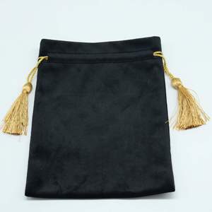 Bolsas de Regalo de Terciopelo Personalizadas al por Mayor para Pascua, Bolsitas para Joyería y Maquillaje con Borla - Product Image 4
