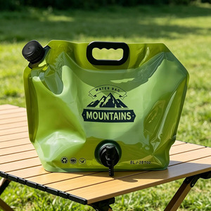 Mountains Water Bag 8L Foldable Plastic Hydration Bladder For Hiking Camping Fishing Outdoor Use - Product Image 2