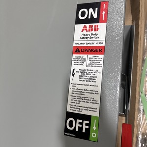 Interruttore di Sicurezza Originale Nuovo di Zecca per Impieghi Gravosi FUSEABLE 400 600 V THF3365AR Nema3r per PLC - Product Image 3