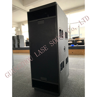 Subwoofer Profesional de Audio de 18 Pulgadas, Caja de Bajos Dobles para DJ con Sistema de Sonido PA de 1600W