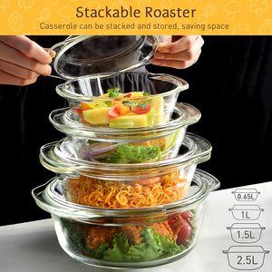 Juego de Utensilios de Cocina de Vidrio Ecológico Moderno 2025 con Material de Borosilicato de Alta Calidad - Product Image 5