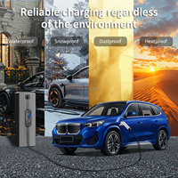 Cargador Portátil para Vehículos Eléctricos de 7kw, 32A, con Pantalla LCD/LED Ajustable, Tipo 2 a Enchufe CEE, Cable de 5m, Directo de Fábrica