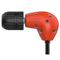 Perceuse électrique à Angle droit à 90 degrés, Angle de coin sans clé, mandrin à trois mâchoires, adaptateur de perceuse à percussion, Extension de coude, accessoires, portée de 1 à 10m
