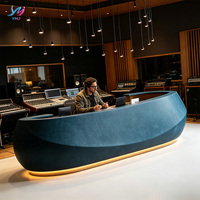 Bureau d'accueil moderne en fibre de verre, durable et écologique, pour hôtel, bureau, salon et boutique, mobilier commercial