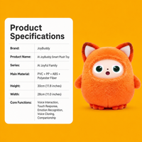 Jouet en peluche interactif intelligent AI, compagnon vocal, clonage vocal, compagnon AI pour enfants, cadeaux, jouets animaux, confort