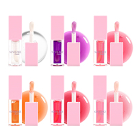 Huile à lèvres fruitée végane repulpante et brillante, étiquette privée, logo personnalisé, huile hydratante pour les lèvres