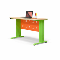 Bureau de travail modulaire pliable en fer moderne, petit bureau pour la maison, coworking et espaces de travail en équipe