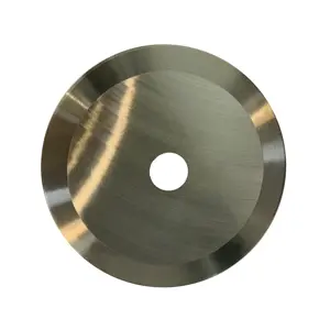 Cuchilla de corte Circular/redonda para cortar papel, hoja dentada de Metal de alta calidad