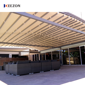 Pérgola impermeable al aire libre de aluminio para jardín Exterior Patio trasero Bioclimatique Sombrilla Gazebo Louvered - Product Image 2