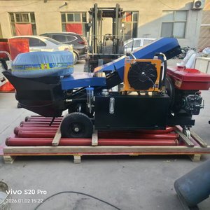 <span class=keywords><strong>Pompe</strong></span> à béton inclinée à moteur diesel haute efficacité 8m³/h, petite <span class=keywords><strong>pompe</strong></span> de <span class=keywords><strong>livraison</strong></span> de béton portable 30kw diesel - Product Image 1