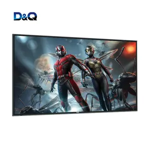 D & Q TV-TV Pintar 100 Inci Jaringan WIFI TV Tanpa Layar Sentuh 100 Inci 4K LED Super
