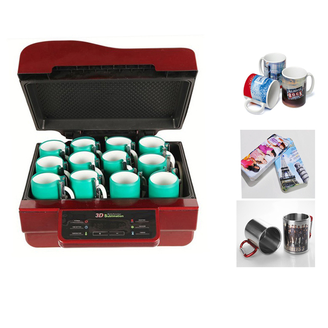 Factory Supply 3d Printer Machine Sublimation Vacuum Heat Press Machine for Phone, Mug,Plate