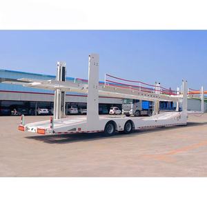 Bon <span class=keywords><strong>prix</strong></span> Remorques de <span class=keywords><strong>voiture</strong></span> à suspension pneumatique à levage hydraulique <span class=keywords><strong>Remorque</strong></span> de <span class=keywords><strong>voiture</strong></span> à 2 essieux à vendre - Product Image 6