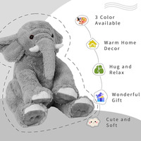 B057 éléphant pondéré animaux en peluche 5Lb en peluche géant jeter oreiller garçons filles noël en gros peluche peluche livres