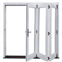 Fenêtres pliantes rétractables NFRC As2047 TOMA, type aluminium, profilés de fenêtres en aluminium, portes pliantes en verre pour maison