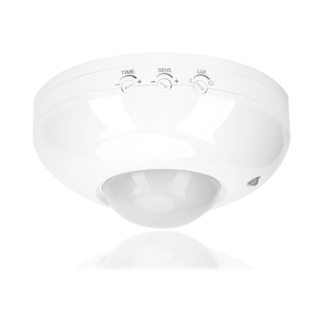 Surface Mount PIR Ceiling Sensor Detector Light Switch 360 Degree Movement Occupancy Motion Sensor for Ceiling Corridor Garage