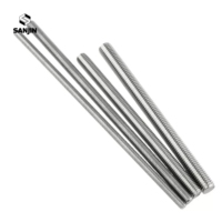 1M 2M 3M M8 M10 M12 SS 304 316 Stainless Steel ASTM B8 B8M Full Thread Bolt Studs Threaded Rod