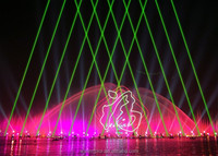 Fuente de Agua Profesional para Interiores y Exteriores con Espectáculo de Luces Láser RGB de Animación Musical a Precio de Fábrica