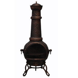 HeavyデューティLargeサイズ鋳鉄<span class=keywords><strong>chiminea</strong></span>バーベキューグリル - Product Image 2