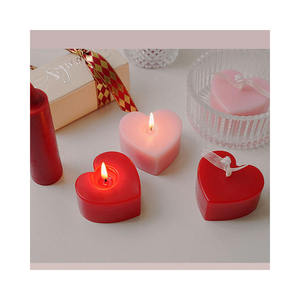 <span class=keywords><strong>Set</strong></span> regalo di candela profumata a forma di cuore romantico senza fumo candele per nozze con cera di soia aromaterapia di san valentino - Product Image 1