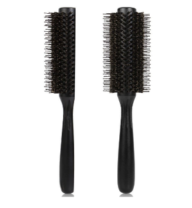 <span class=keywords><strong>Brosse</strong></span> à cheveux semi-ronde professionnelle en bois avec poils naturels de sanglier et de nylon pour le <span class=keywords><strong>brushing</strong></span> - Product Image 1