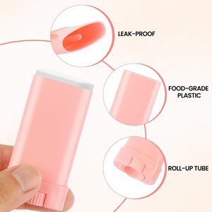 En stock – Nouveaux contenants ovales portables et durables en PP de 15g et 75g pour déodorants en stick – Emballage cosmétique fantaisie - Product Image 4