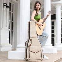 FLA RM sac de guitare en cuir personnalisé arc-en-ciel grande quantité étui de guitare électrique étanche coloré pour ukulélé