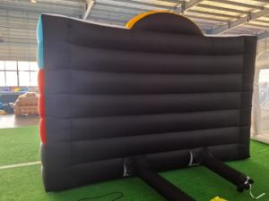 But de football gonflable léger et portable pour jeu de lancer, idéal pour la Journée des sports scolaires et les foires. - Product Image 3