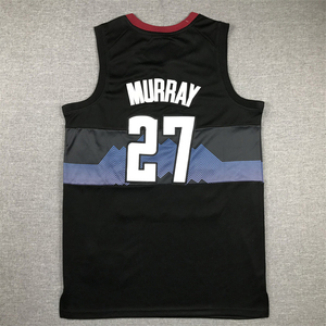 Maglia da basket retrò da uomo 2026 cucita, Nikola Jokic Jamal Murray Aaron Gordon Dikembe Mutombo, taglie S-2XL - Product Image 5